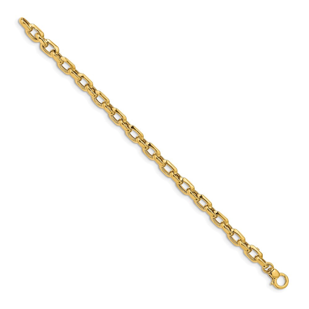 7.5 Inch 14K Polished Fancy Link Bracelet