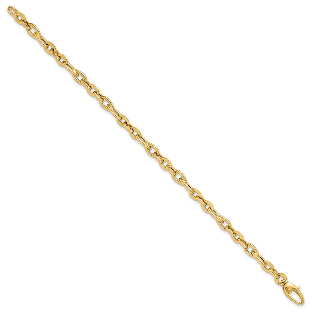 7.5 Inch 14K 7.5In Polished Fancy Link Bracelet