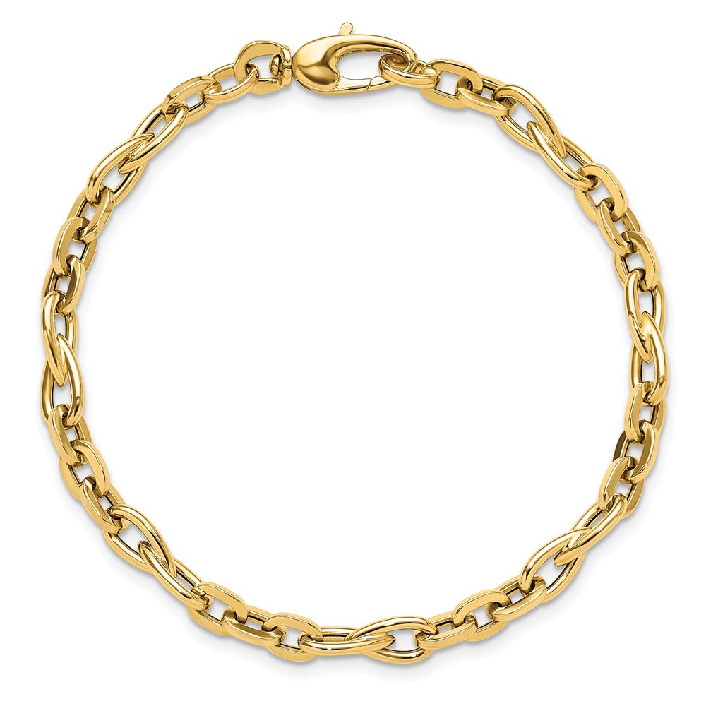 7.5 Inch 14K 7.5In Polished Fancy Link Bracelet