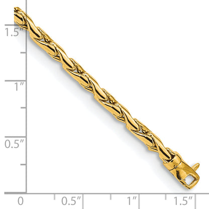 7.5 Inch 14K 3.25mm Polished Fancy Link Bracelet