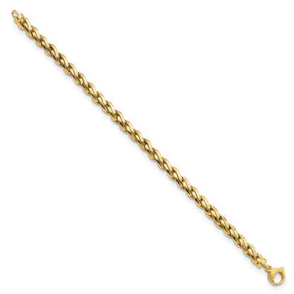 7.5 Inch 14K Polished Fancy Link 7.5In Bracelet