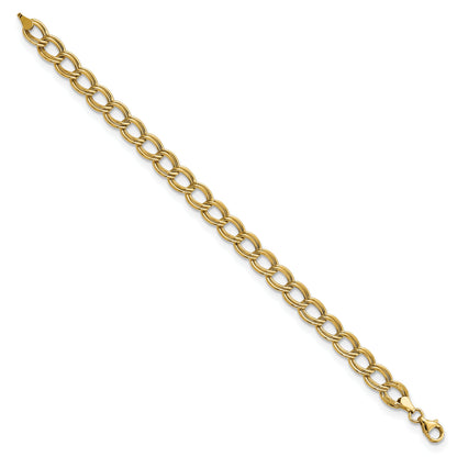 7.5 Inch 14K Polished Link Bracelet