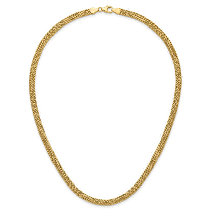 14K Yellow Gold Polished Fancy Necklace