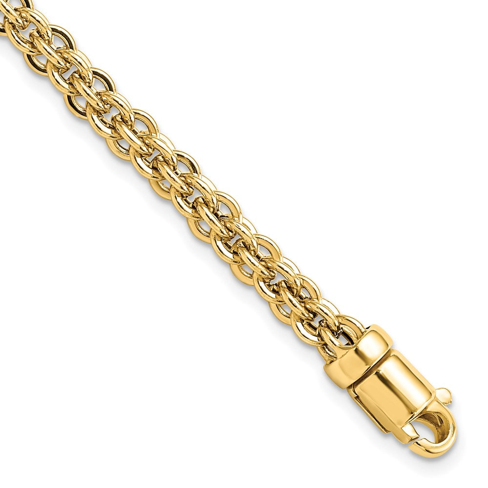 7.5 Inch 14K Polished Fancy Link Bracelet