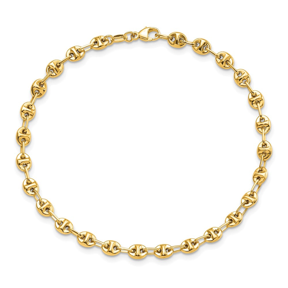 7.5 Inch 14K Polished Fancy Link Bracelet