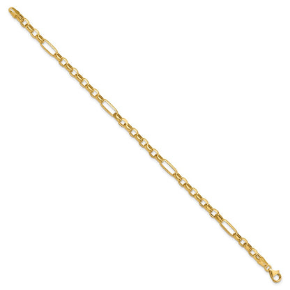 7.5 Inch 14K Polished Fancy Link Bracelet
