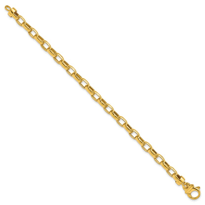 7.5 Inch 14K 7.5In 6.25mm Polished Fancy Link Bracelet