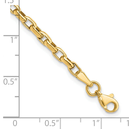 7.25 Inch 14K Fancy Link Bracelet