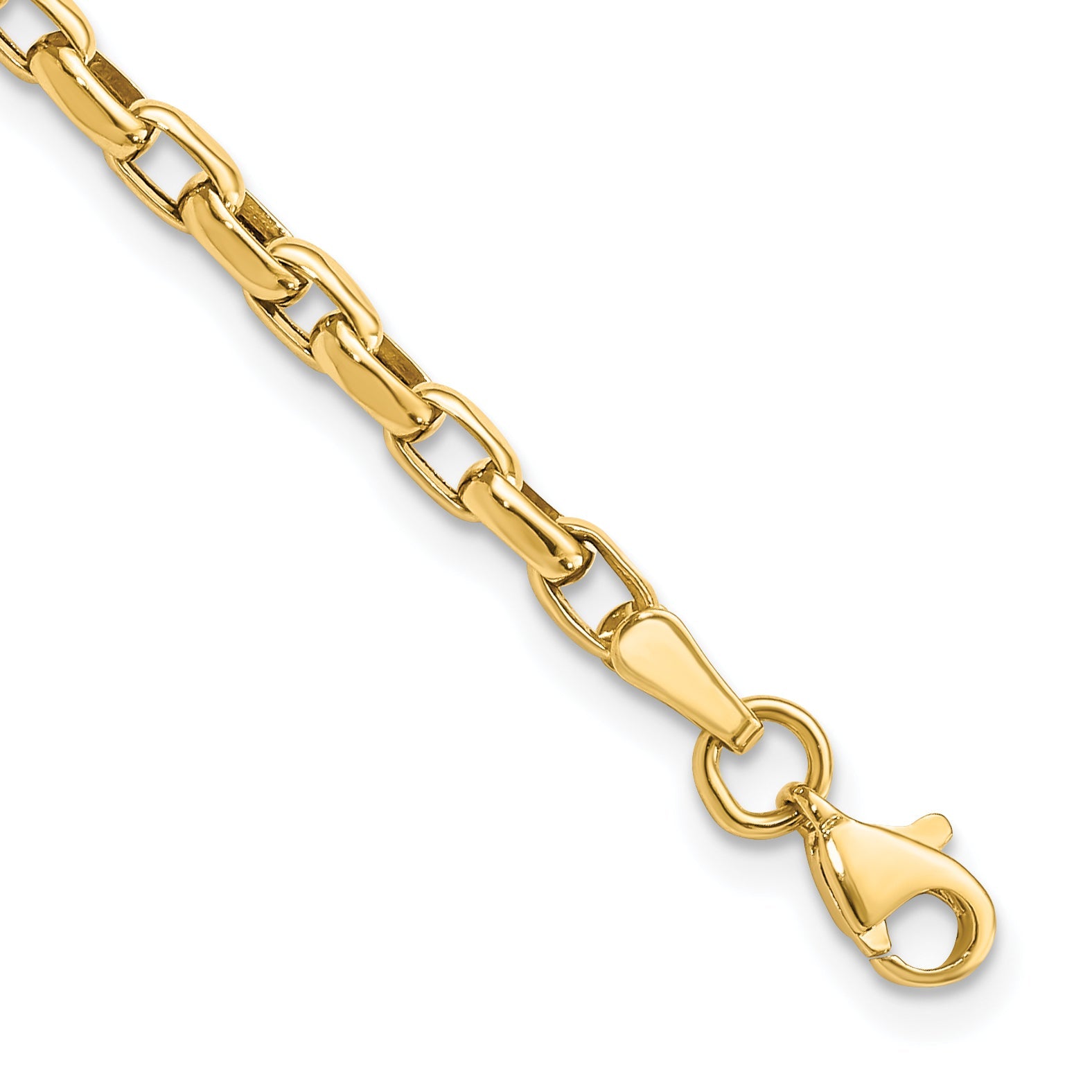 7.25 Inch 14K Fancy Link Bracelet
