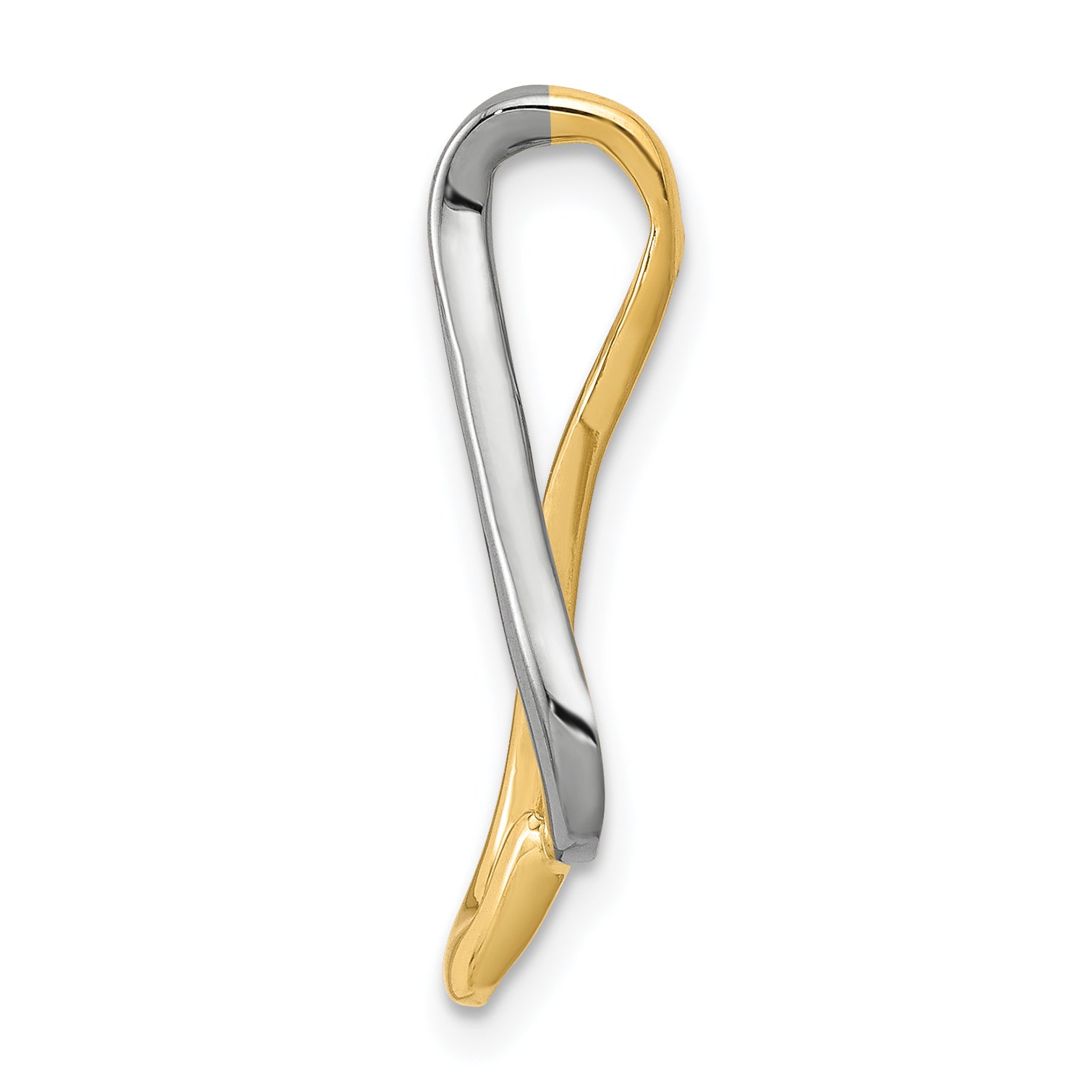 14K Two-Tone Slide