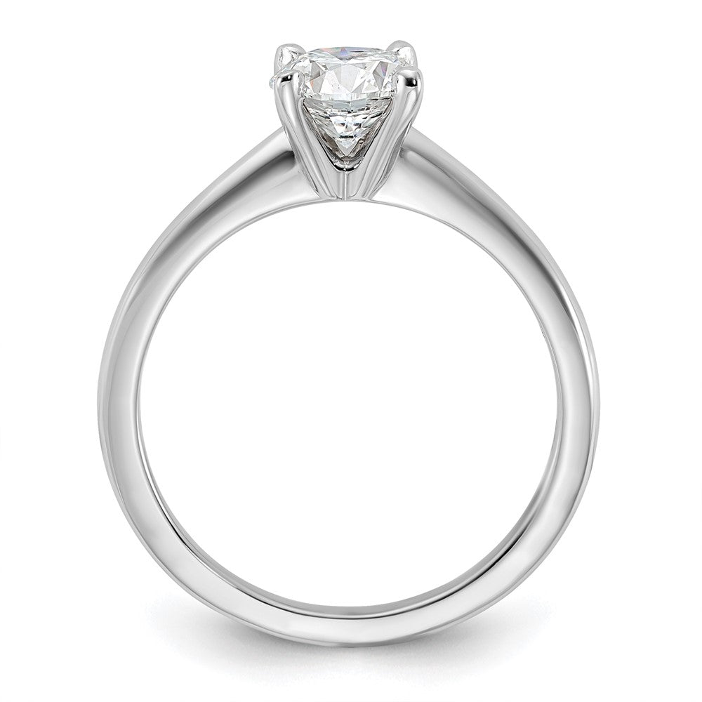 14k White Gold 1 Ct. Certified Lab Grown Diamond VS/SI+ G+ Round Solitaire Engagement Ring