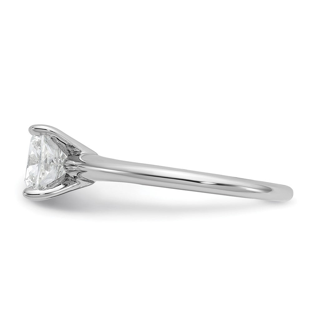 14k White Gold 2 Ct. Certified Lab Grown Diamond VS/SI+ G+ Cushion Solitare Engagement Ring