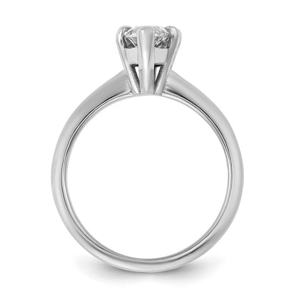 14k White Gold 2 Ct. Lab Grown Diamond VS/SI+ G+ Marquise Solitare Engagement Ring