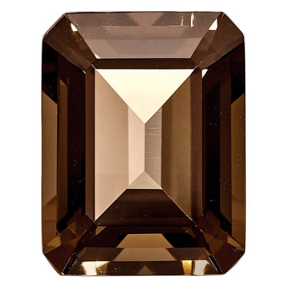 Gemstone Smoky Quartz Aa Quality 12X10mm Emerald Cut