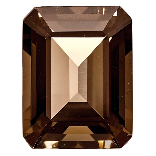 Gemstone Smoky Quartz Aa Quality 10X8mm Emerald Cut