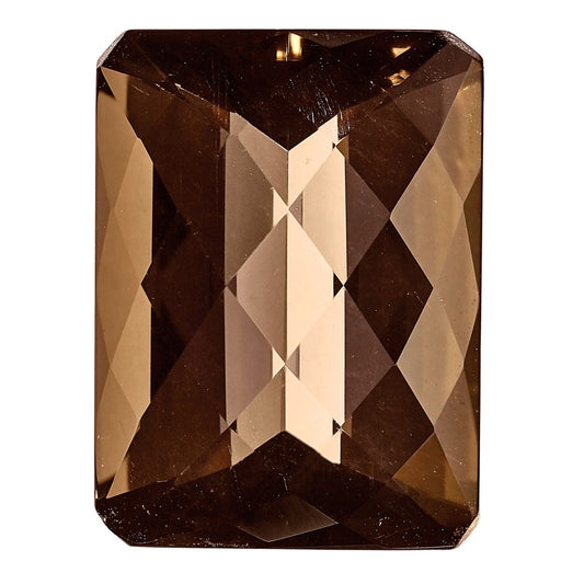 Gemstone Smoky Quartz Aa Quality 14X10mm Emerald Checkerboard