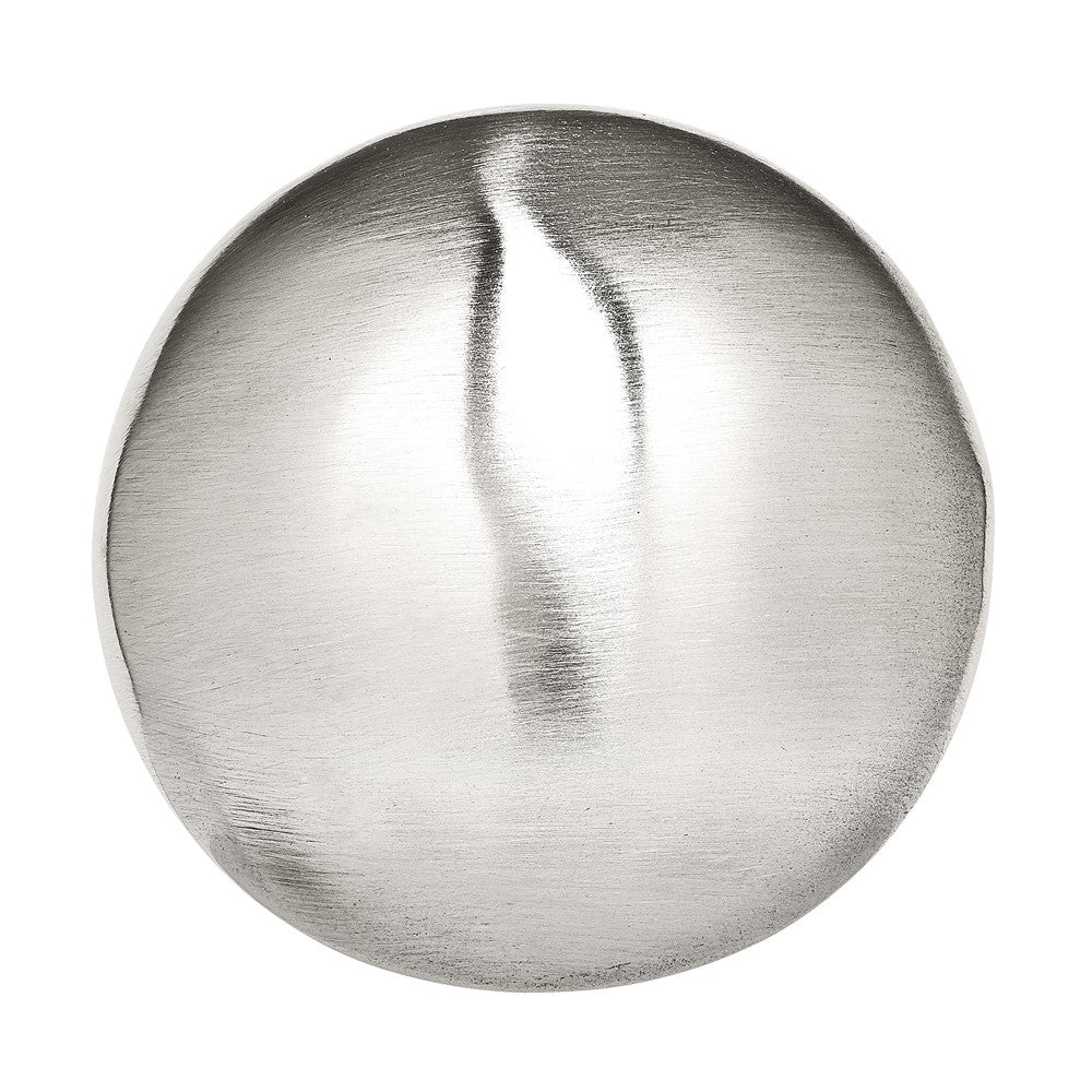 Stainless Steel Matte Textured Sides Ring