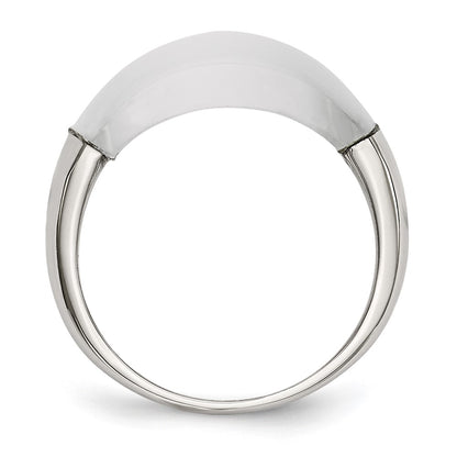 Stainless Steel 8mm Cats Eye Ring