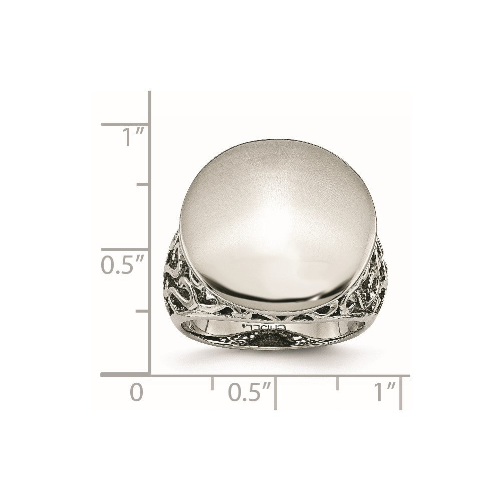 Stainless Steel Polished Circle Ring