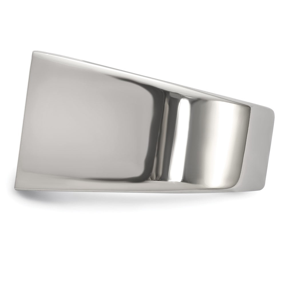 Stainless Steel Polished Id Ring