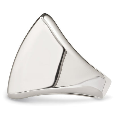 Stainless Steel Polished Square Ring