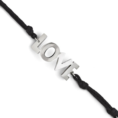 7.75 Inch Stainless Steel Love With 1.75In Ext Bracelet
