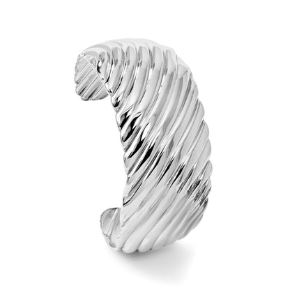 Stainless Steel Polished Cuff Bangle