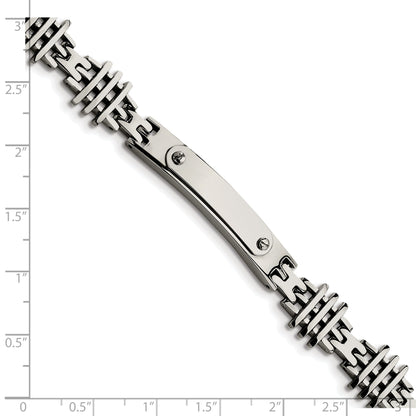 8.5 Inch Stainless Steel Polished 8.5In Id Bracelet