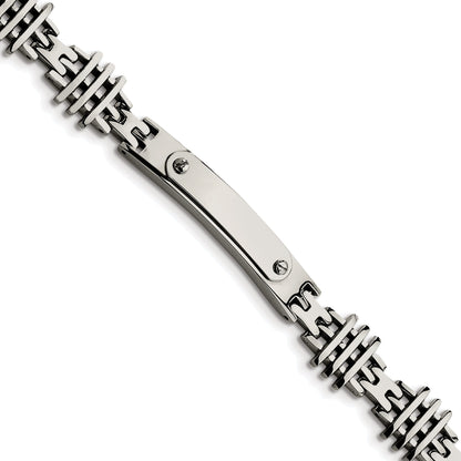 8.5 Inch Stainless Steel Polished 8.5In Id Bracelet