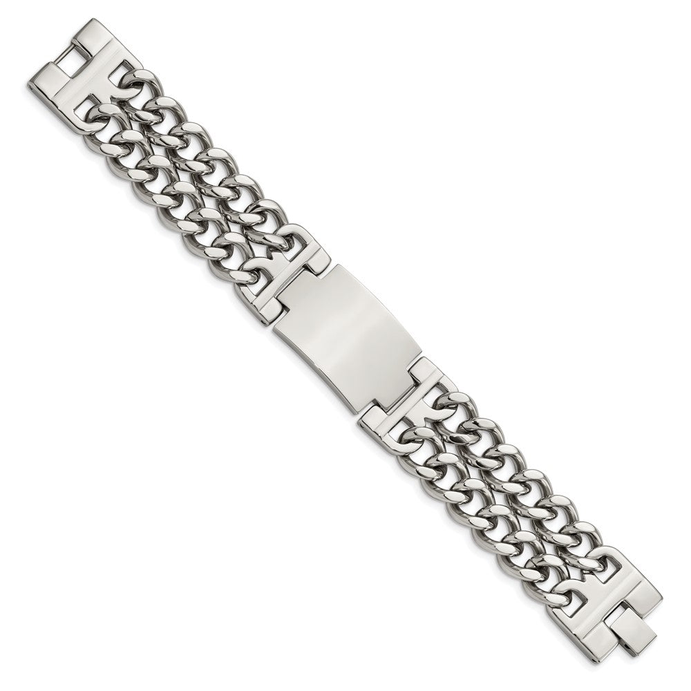 8 Inch Stainless Steel Polished 8In Id Bracelet