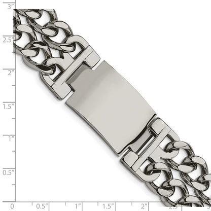 8 Inch Stainless Steel Polished 8In Id Bracelet