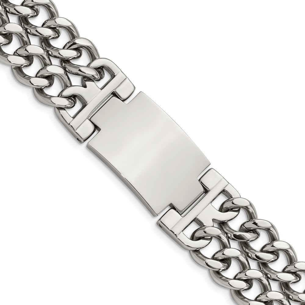 8 Inch Stainless Steel Polished 8In Id Bracelet