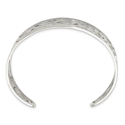 Stainless Steel Chisel Polished Fancy Cuff Bracelet