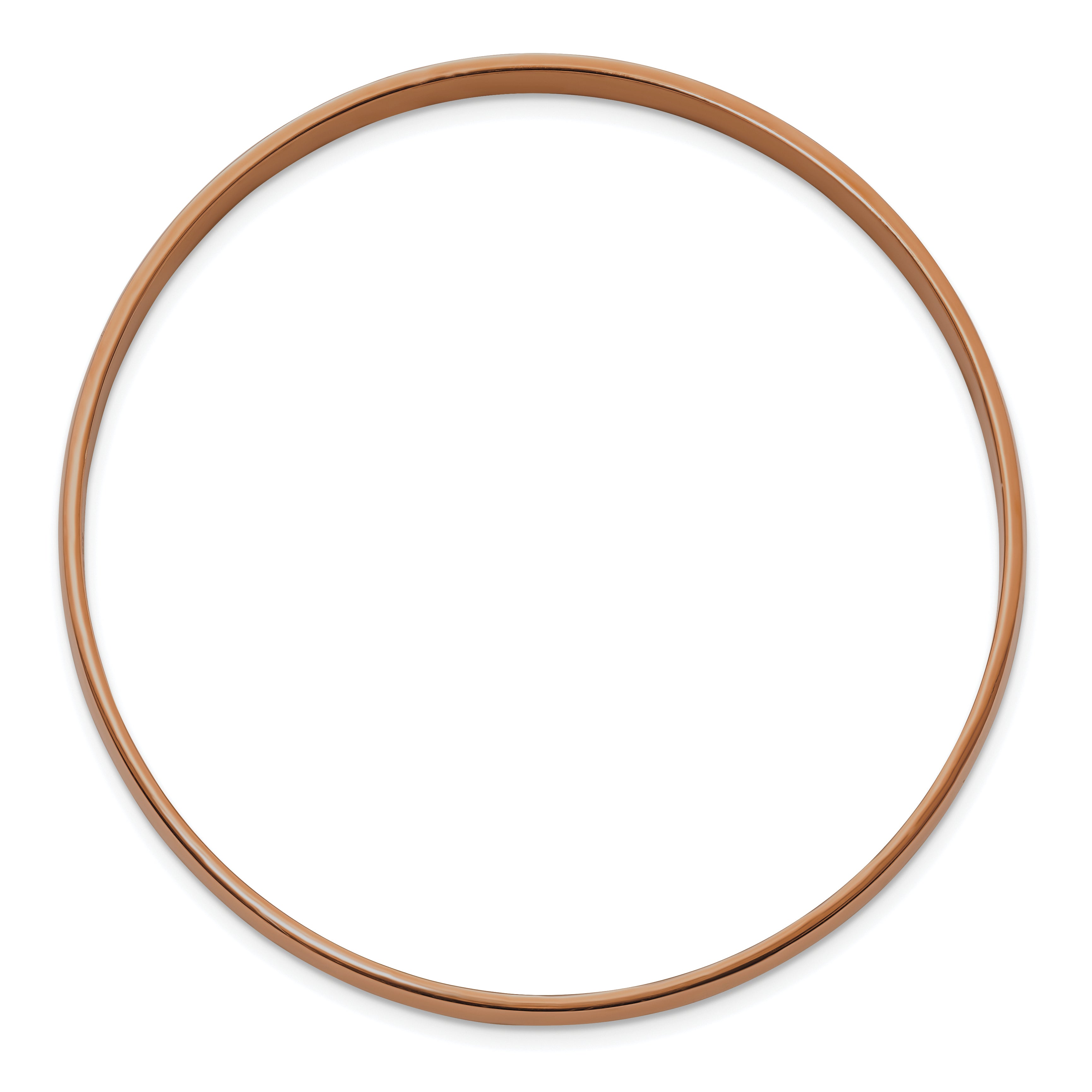 Stainless Steel Polished Brown Ip-Plated 6mm Bangle