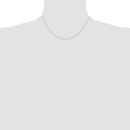 Stainless Steel Chisel Polished 16 Inch Fancy Link Chain Necklace