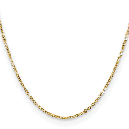 Brass/White Chisel Gold-Tone Brass 1.70mm Plated 24 Inch Rolo Chain Necklace