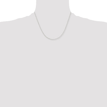 Stainless Steel Chisel Polished 2mm 18 Inch Ball Chain Necklace