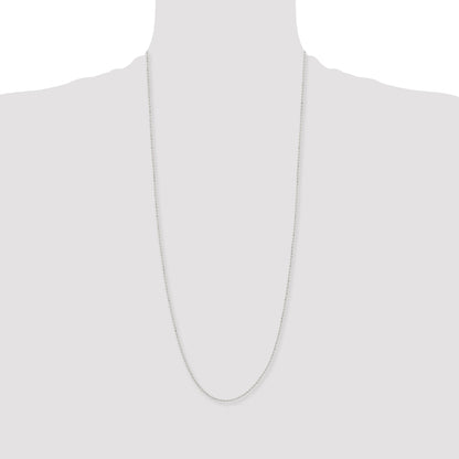 Stainless Steel Chisel Polished 2mm 30 Inch Ball Chain Necklace