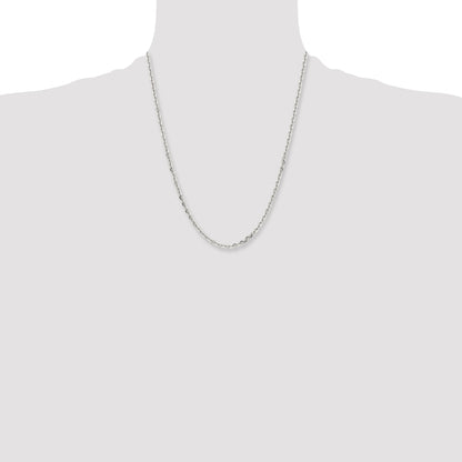 Stainless Steel Chisel Polished 4.3mm 22 Inch Cable Chain Necklace