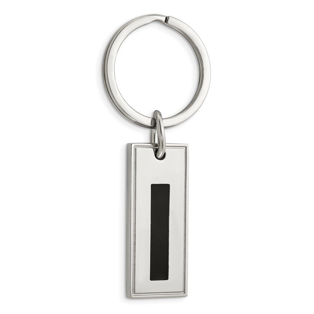 8.50 Inch Chisel Stainless Steel Enameled Bracelet, Money Clip And Key Ring Set