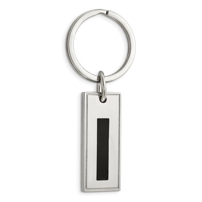 8.50 Inch Chisel Stainless Steel Enameled Bracelet, Money Clip And Key Ring Set