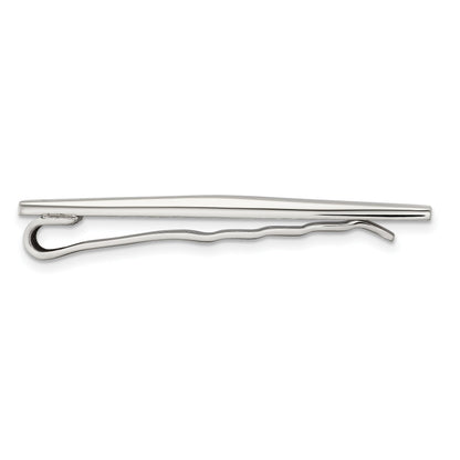 Stainless Steel Chisel Polished Tie Bar