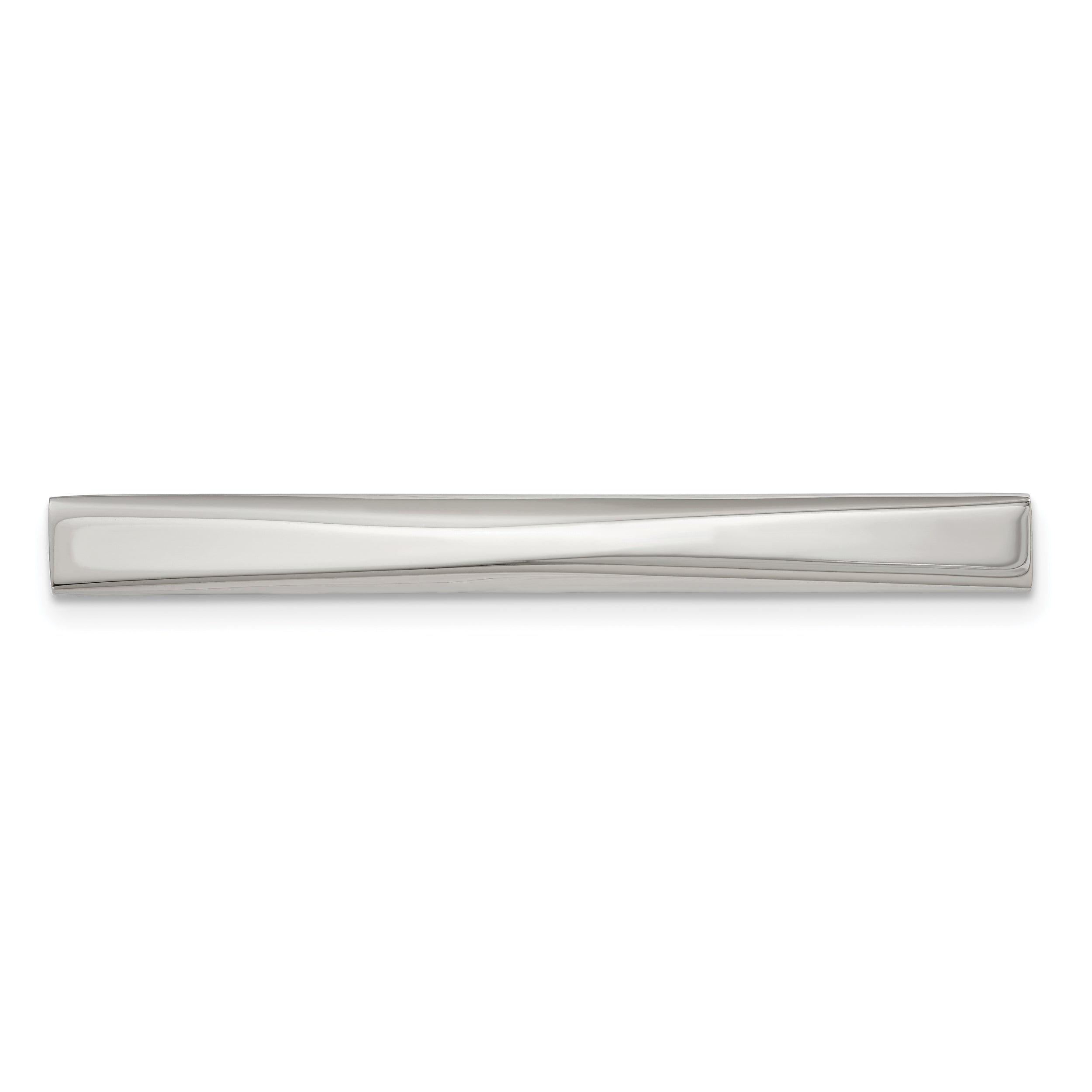 Stainless Steel Chisel Polished Tie Bar