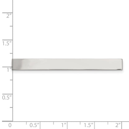 Stainless Steel Chisel Polished Tie Bar