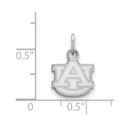 10K White Gold Logoart Auburn University A U Extra Small Pendant