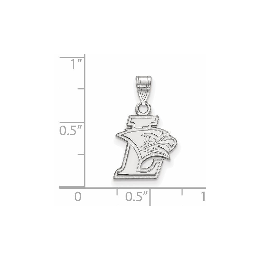 14K White Gold Logoart Lehigh University Small Pendant