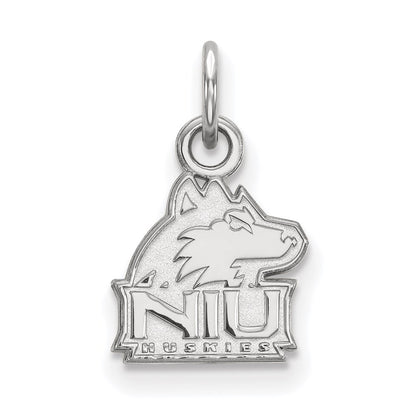 10K White Gold Logoart Northern Illinois University N I U Huskies Extra Small Pendant