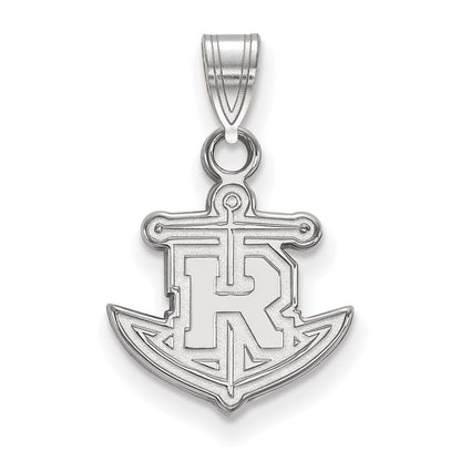 14K White Gold Logoart Rollins College Anchor Small Pendant