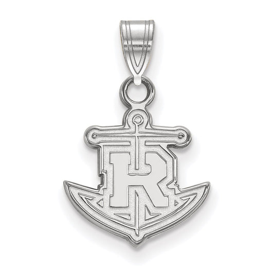 14K White Gold Logoart Rollins College Anchor Small Pendant