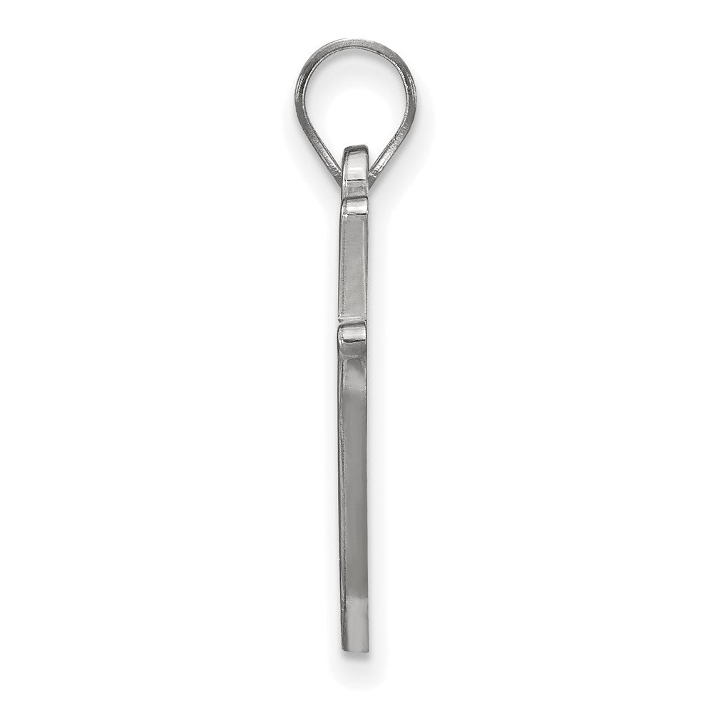 14K White Gold Logoart Southern University Jaguars Large Pendant